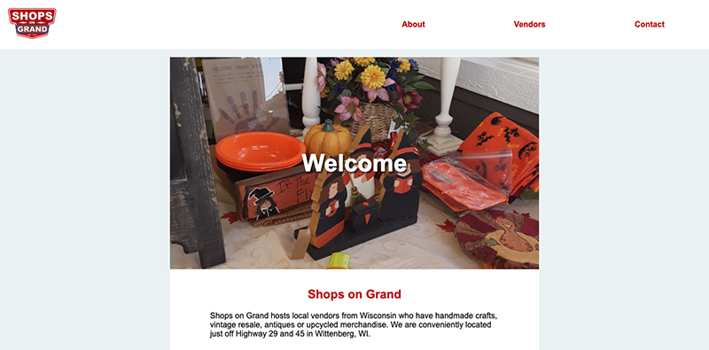 Shops on Grand Home Page